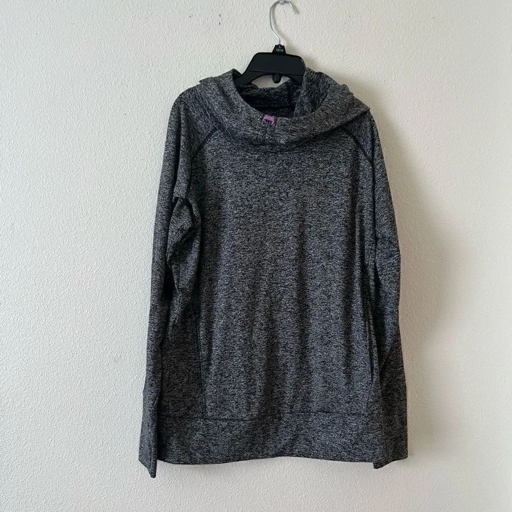 Columbia Brilliant Reflection Spacedye Hoodie Pullover Grey 1618781 Womens Large